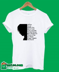 Game of Thrones Arya Stark's Kill List T-Shirt