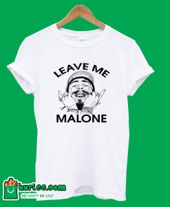 Vintage Post Malone Leave Me Malone Rapper T-Shirt