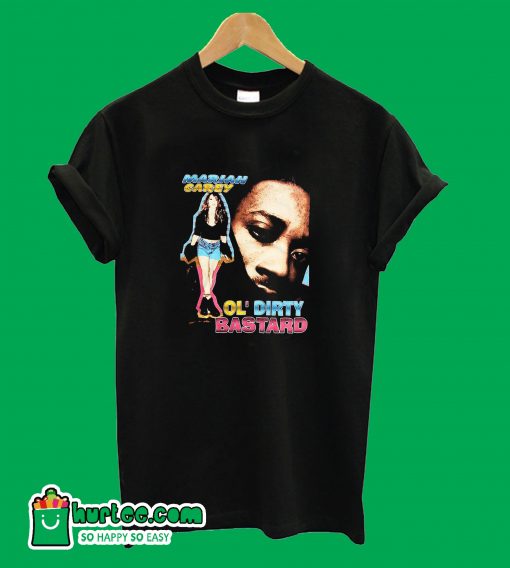 Vintage Style Mariah Carey And Ol' Dirty Bastard Rap T-Shirt