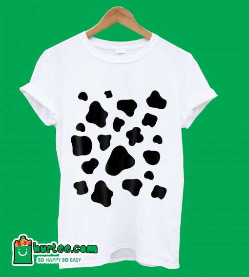 Cow Print Pattern T-Shirt