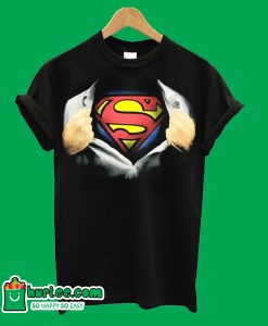 Superman Ripping Open Shirt T-Shirt