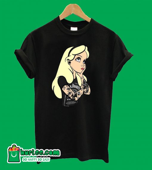 Alice In Wonderland Tattoos T-Shirt