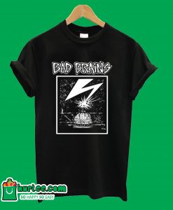 Bad Brains – Capitol White on Black T-Shirt