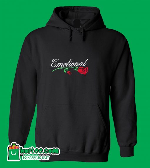 Black Emotional Hoodie