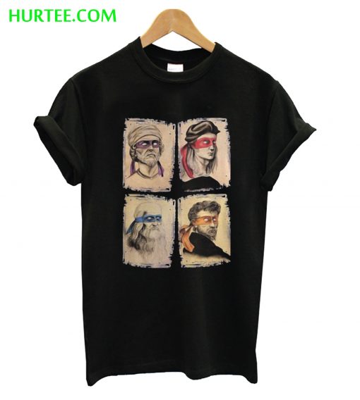 Donatello Raphael Leonardo And Michelangelo T-Shirt