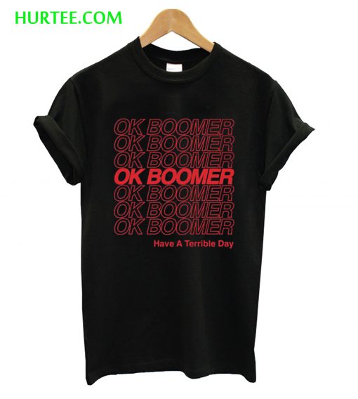 Ok Boomer Black T-Shirt