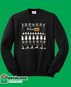 Porn Hub Snowman Sweatshirt