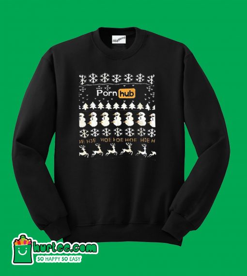 Porn Hub Snowman Sweatshirt