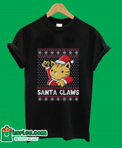 Santa Claws Cat T-Shirt