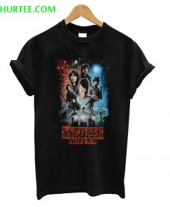 Stranger Things Autographed Group Shot Graphic T-Shirt