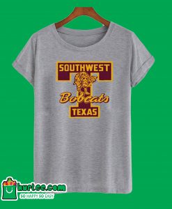 Vintage Southwest Texas State University with bobcats T-Shirt