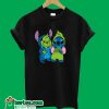 Baby Grinch and Stitch T shirt