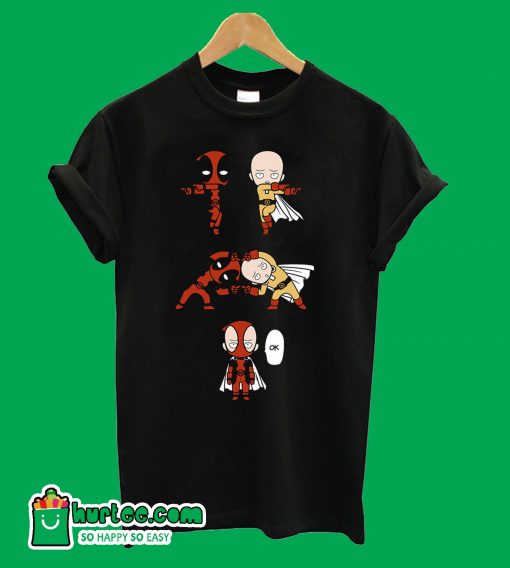 Deadpool One Punch Man Fussion T-Shirt