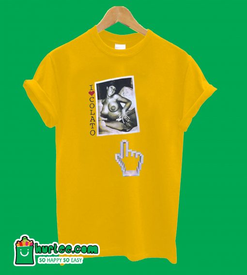 I Love Colato Yellow T shirt