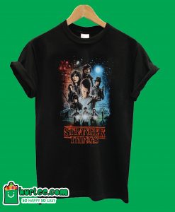 Millie Bobby Brown Stranger Things Autographed Group Shot Graphic T shirt