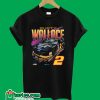 Rusty Wallace Black Vintage Car T shirt