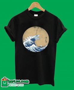 The great wave off Kanagawa Godzilla T shirt