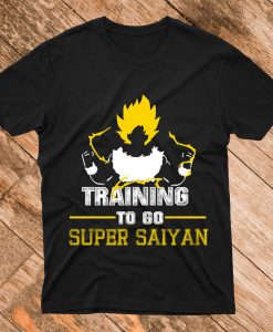 Training To Go Super Saiyan Goku T Shirt