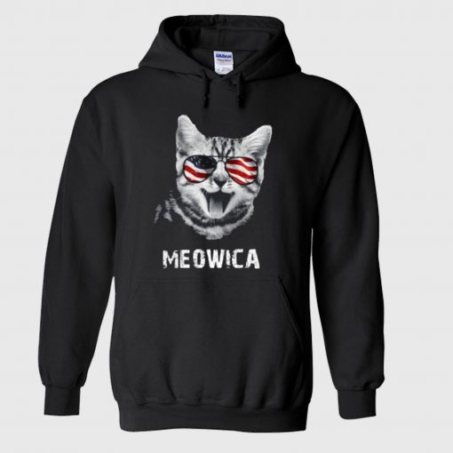 4th of July Meowica Women’s Hoodie