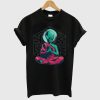 Alien Monk Meditation T Shirt