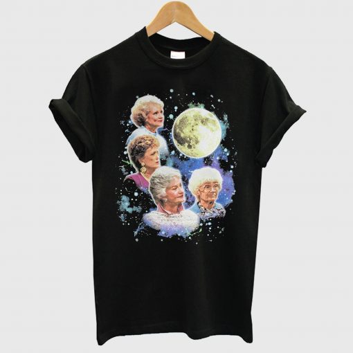 Bioworld The Golden Girls Women’s Four Golden Girls Moon T Shirt