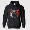 Details about Bulldog for men black biker bulldog decal Hoodie