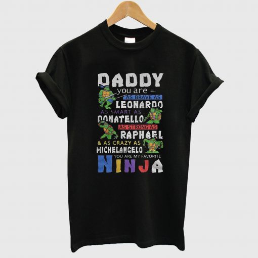 Father's Day Dad Teenage Mutant Ninja Turtles T Shirt