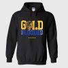 Gold Clooded Five Stars Hoodie