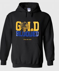 Gold Clooded Five Stars Hoodie