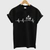 Heartbeat Snowmobile T Shirt