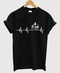 Heartbeat Snowmobile T Shirt