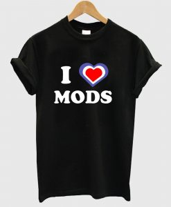 I Love Mods T Shirt