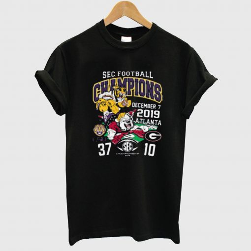 LSU Tigers 2019 SEC Football T Shirt