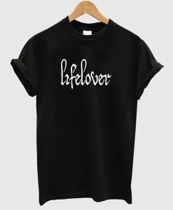 Lifelover Logo Black Metal T Shirt