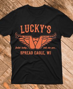 Luckys Custom Motorcycle T Shirt