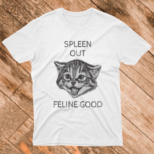 Spleen Removal Surgery Gift Funny Cat Short-Sleeve Unisex T Shirt