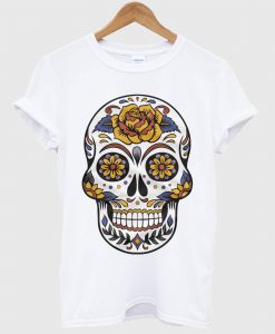 Sugar Skull Illustrations T Shirt