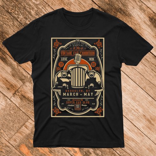 Vintage Car Exhibition T Shirt