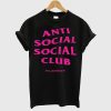 Anti Social Social Club Playboy T Shirt