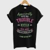 Apparently We’re Trouble When We Are Together Who Knew T Shirt