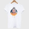 Billie Eilish With Orange T Shirt