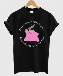 Ditto Holding Knife Pokemon T Shirt