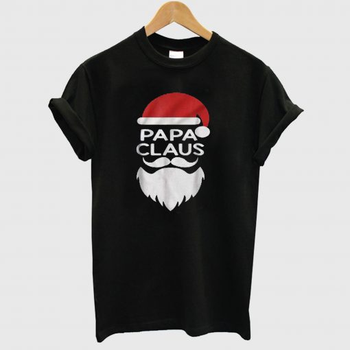 Family Christmas Matching Holiday Papa Claus T Shirt