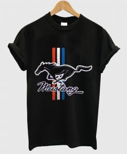 Ford Mustang Classic Stripes T Shirt