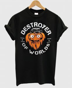 Gritty Destroyer Of Worlds Charcoal T Shirt