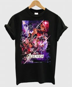 Marvel Avengers Endgame Signature All Heroes T Shirt
