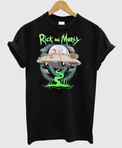 Rick And Morty UFO Big T Shirt