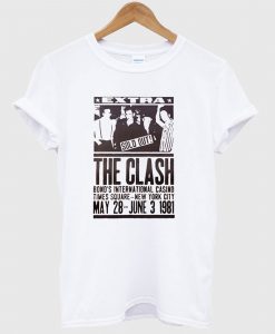 The Clash 1981 Poster T Shirt