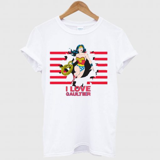 Wonder Woman I Love Gaultier T Shirt