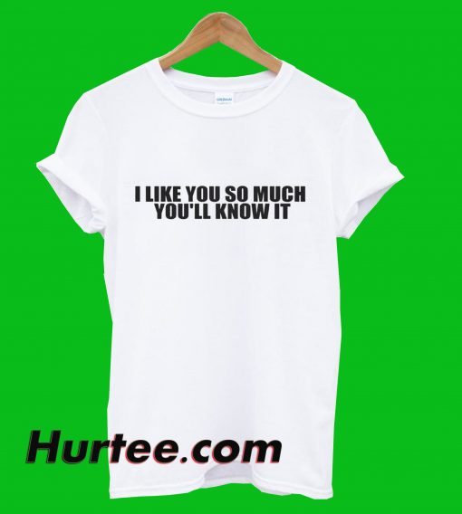 I Like You So Much T-Shirt